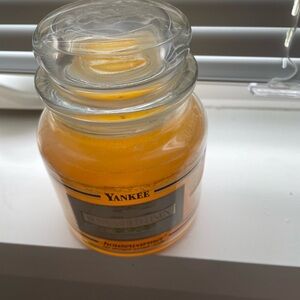 Sunwashed Linen Scented Candle - Yellow USED 14.5 oz